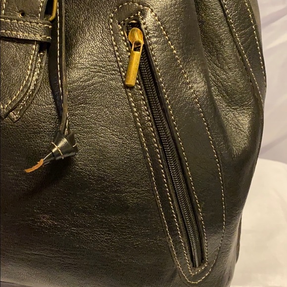 Moroccan Leather Journey Backpack - Picture 3 of 14